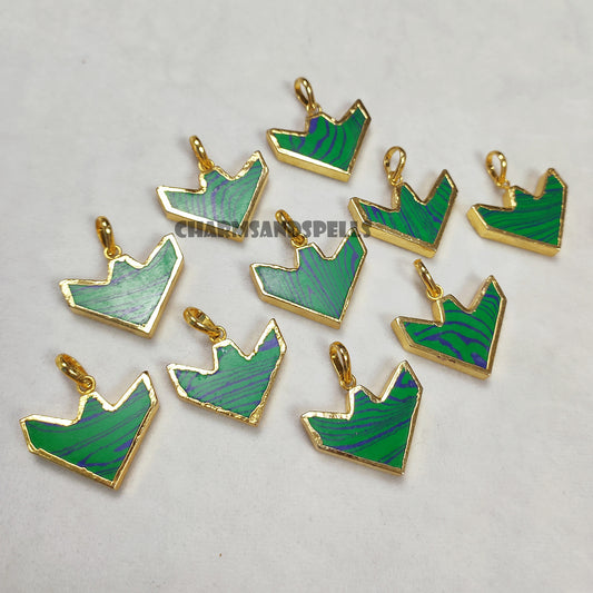 Malachite Necklace | Tribal Green Healing Crystal Jewelry