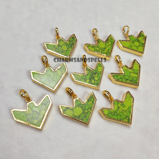 Green Turquoise Necklace | Handmade Gemstone Healing Jewelry