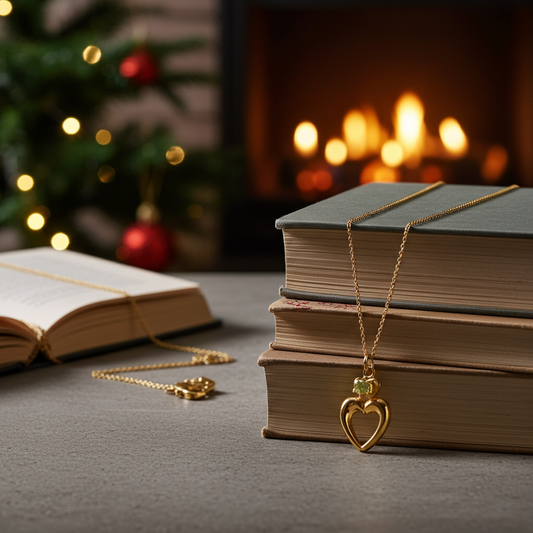 Victorian Raw Peridot Necklace