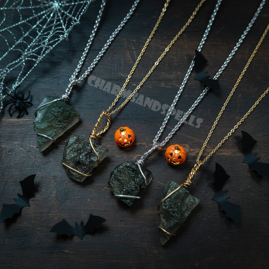 Raw Moldavite Necklace