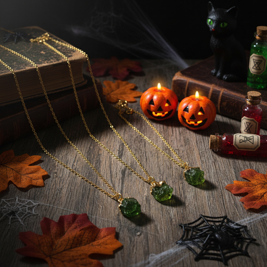 Raw Moldavite Pendant, Gold Electroplated Gemstone Jewelry, Handmade Necklace