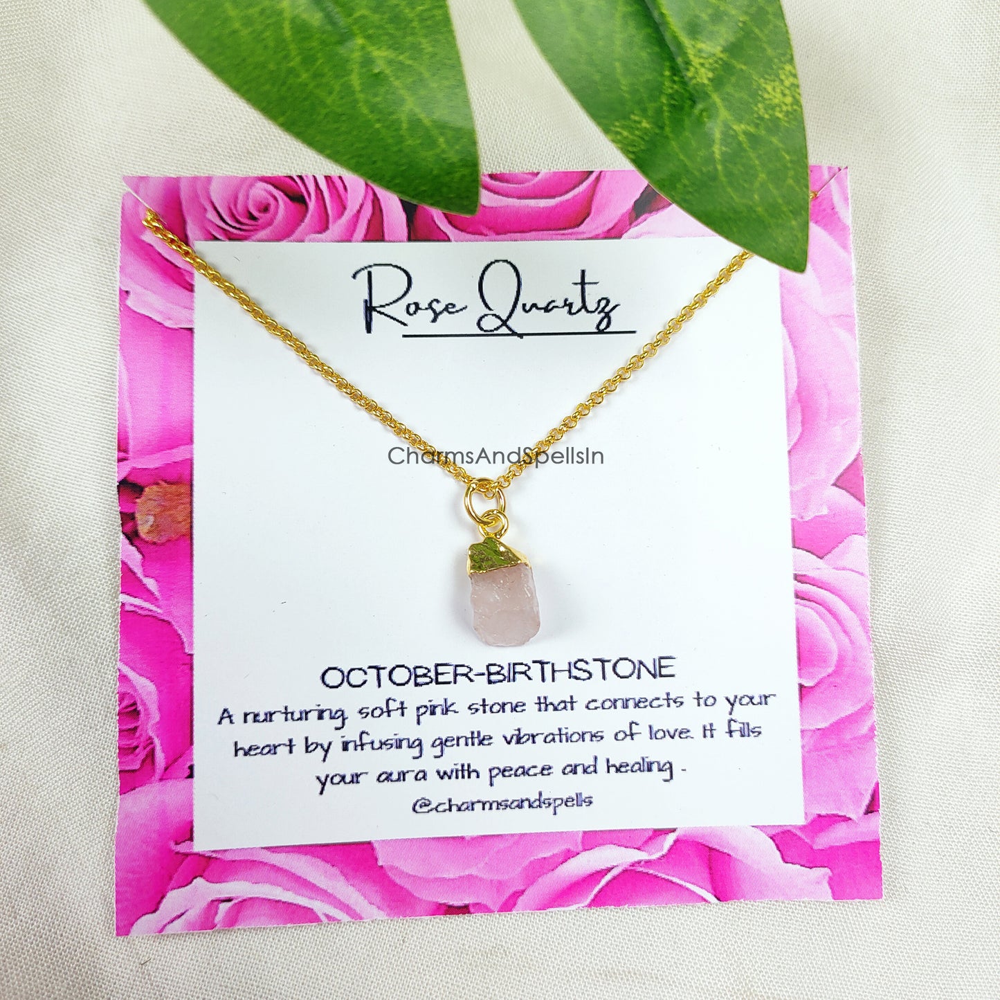 Natural Raw Necklace, Healing Birthstone Necklace, Boho Jewelry, Ruby, Peridot, Sapphire, Rose Quartz, Citrine, Turquoise, Birthday Gift