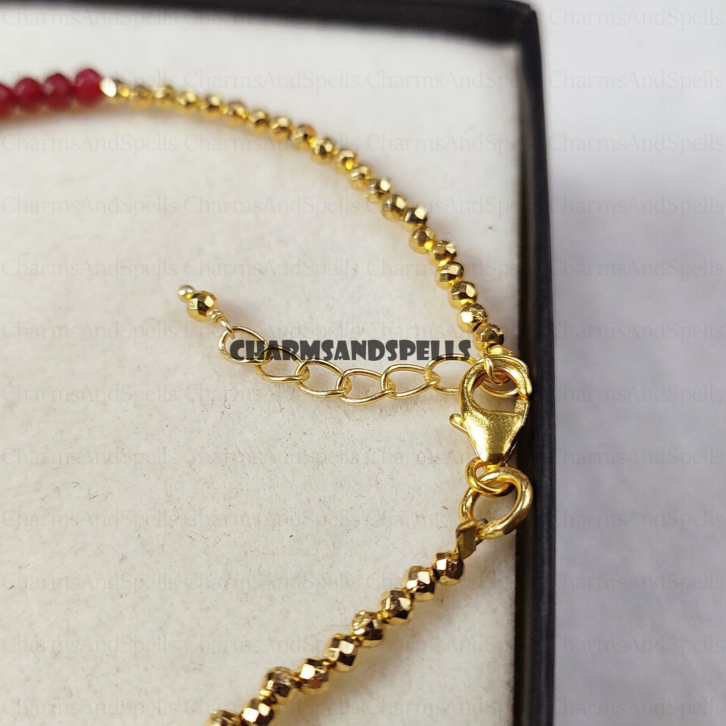 Pink Ruby Birthstone Bracelet, Gemstone Bracelet, Birthday Gift, Spiritual Bracelet for Women, Minimalist Gift For Her, Valentine's Day Gift