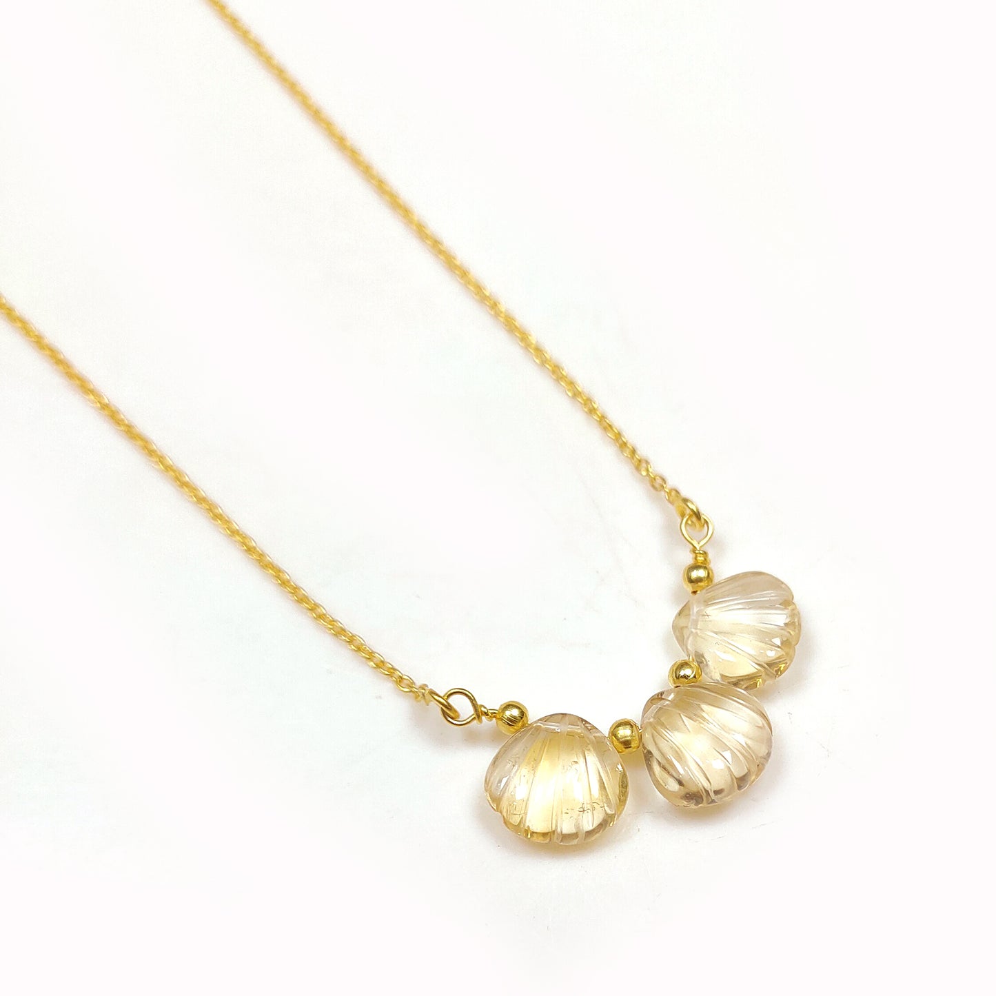 Genuine Citrine Necklace, November Birthstone /Handmade Jewelry/ Necklaces for Women, 925 Citrine Gemstone Necklace, Birthstone Necklace
