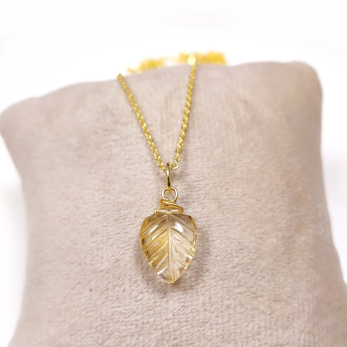 Genuine Citrine Necklace, November Birthstone Jewelry, Handmade Gemstone Gift