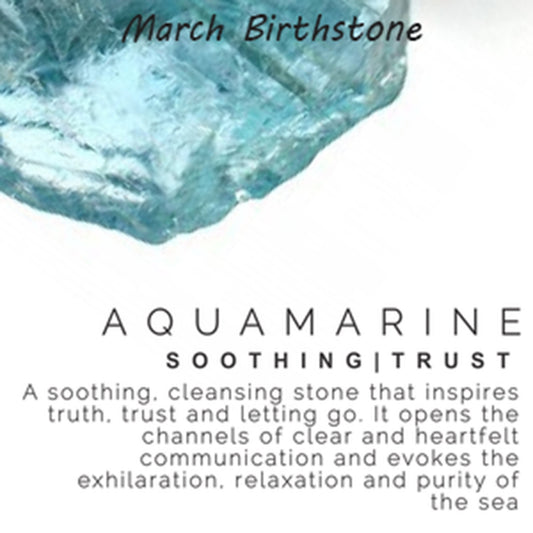 Rough Aquamarine March Birthstone