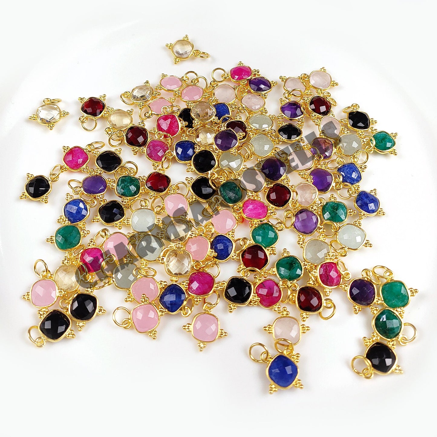 Cushion Gemstone Pendant