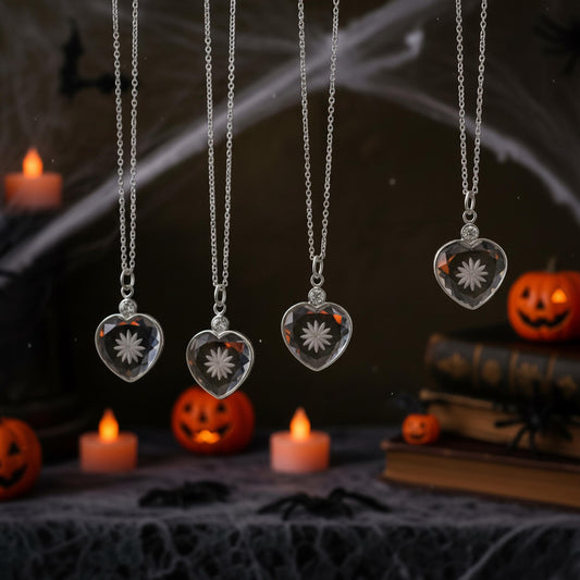 Clear Quartz Heart Necklace