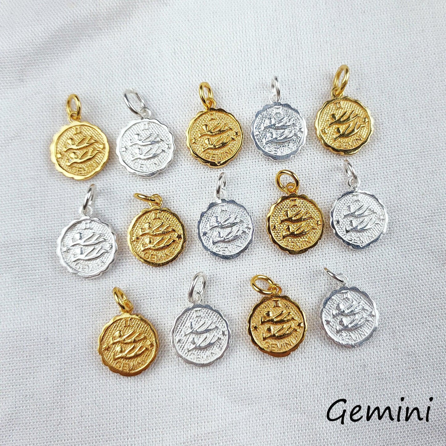 Gemini Necklace, Zodiac Pendant, Astrology Sign Necklace, Zodiac Sign Necklace, Personalized Necklace, Custom Zodiac Necklace - Charms And Spells