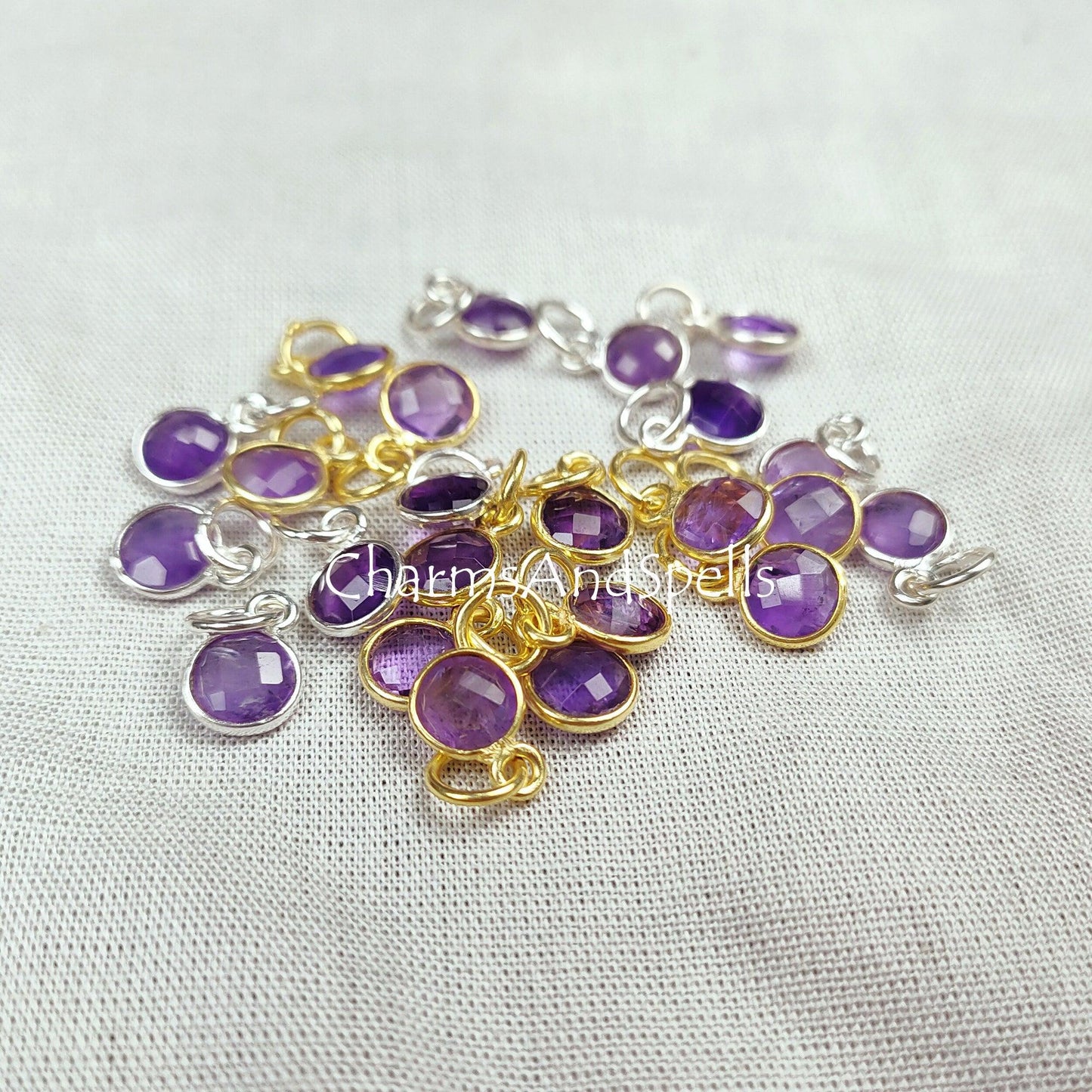 Amethyst Pendant, Genuine Amethyst Jewelry, February Birthstone Jewelry, Dainty Pendant, Bridesmaid Gifts, Graduation Gift - Charms And Spells