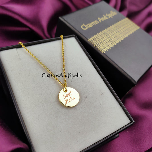 Personalized Soul Mate Necklace | Engraved Layering