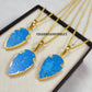 Arrowhead Turquoise Necklace | Dainty Howlite Turquoise December Birthstone Jewelry