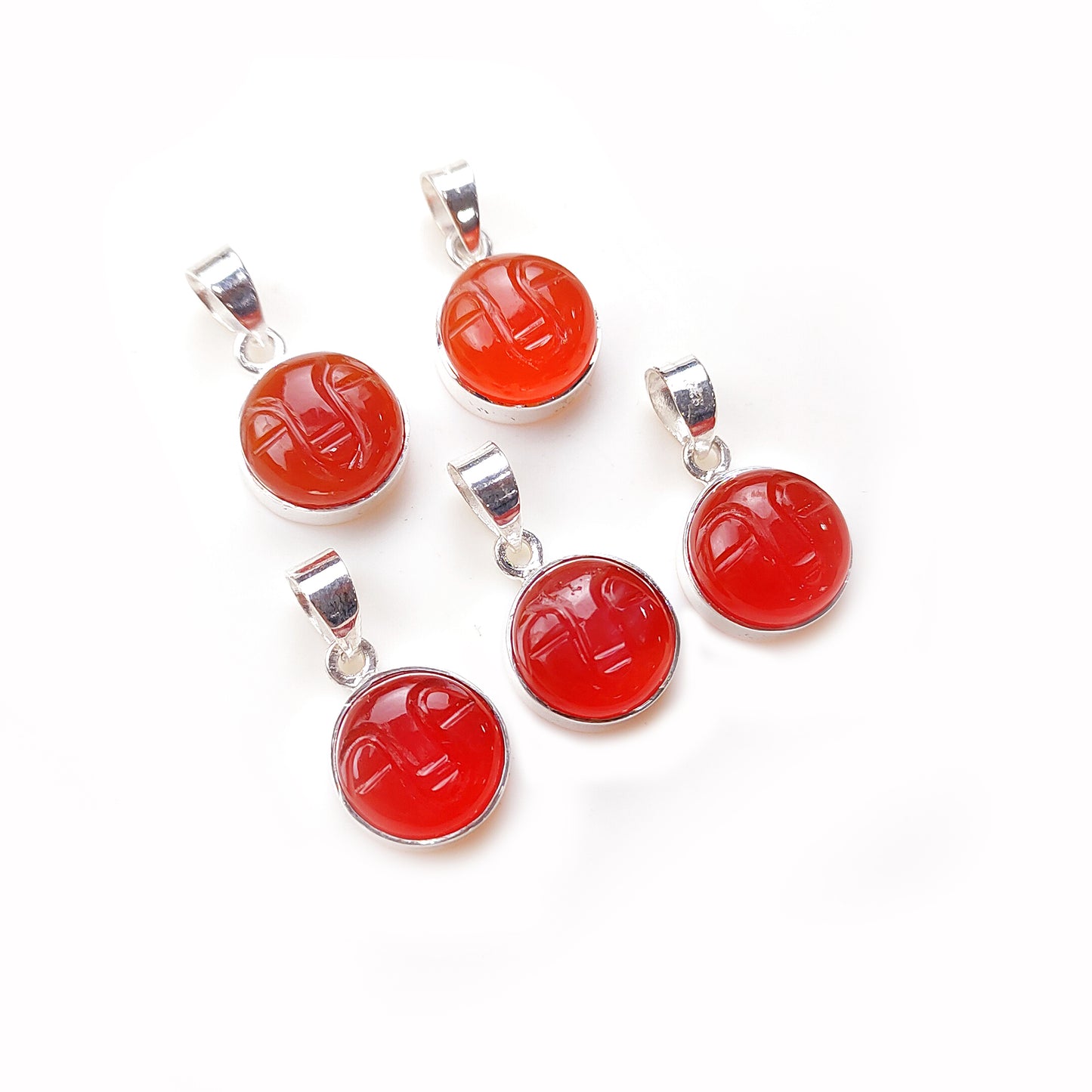 Carnelian Pendant Necklace, 925 Sterling Silver, Gemstone Pendant, Mother's day Gift For Mom