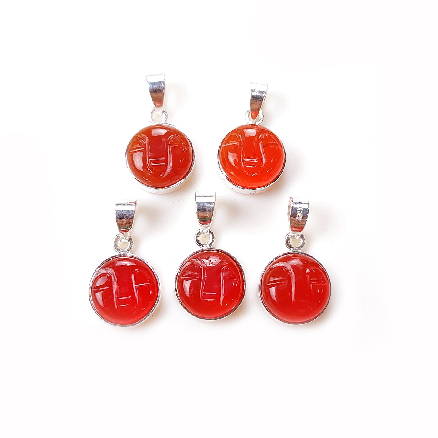 Carnelian Pendant Necklace, 925 Sterling Silver, Gemstone Pendant, Mother's day Gift For Mom