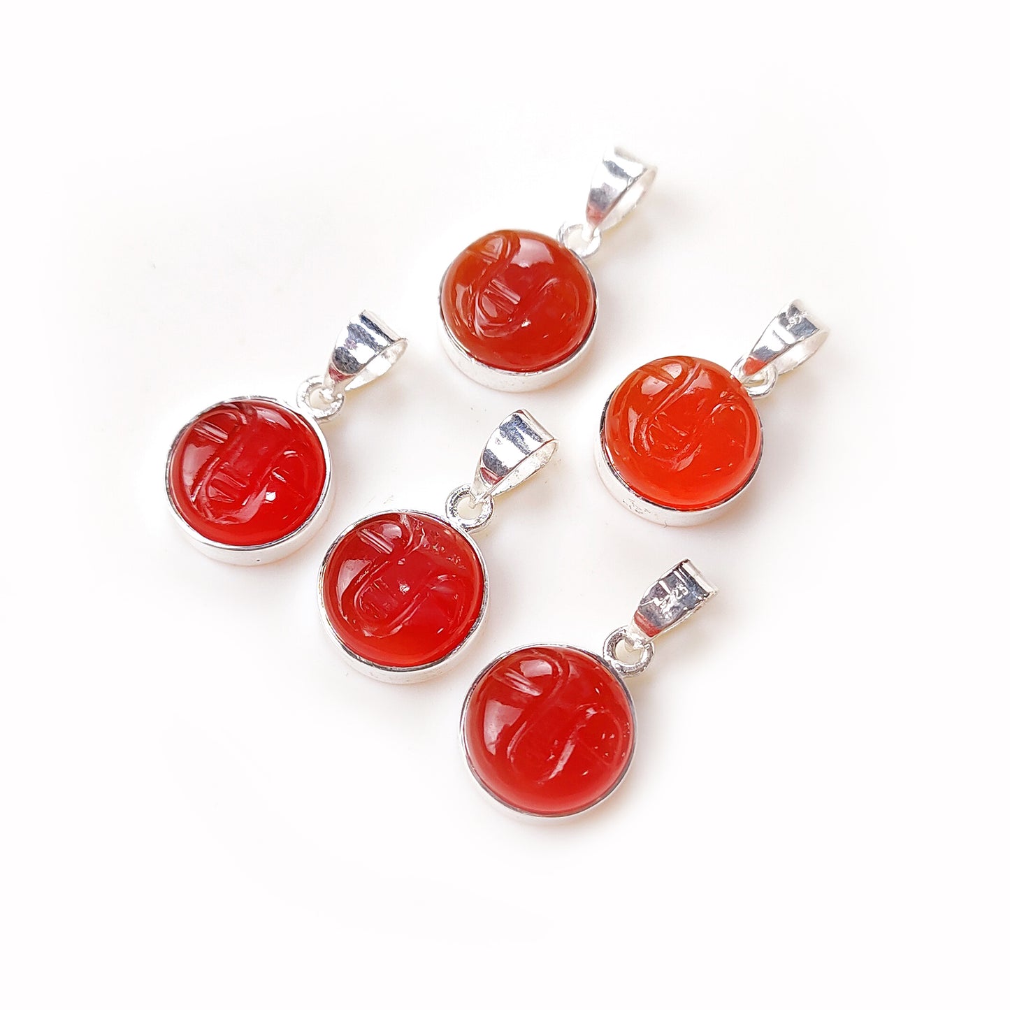 Carnelian Pendant Necklace, 925 Sterling Silver, Gemstone Pendant, Mother's day Gift For Mom