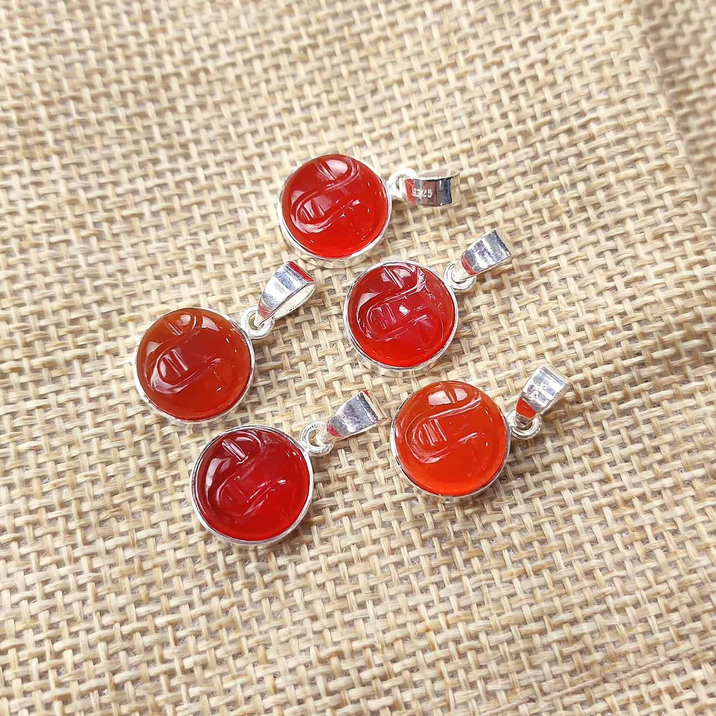 Carnelian Pendant Necklace, 925 Sterling Silver, Gemstone Pendant, Mother's day Gift For Mom