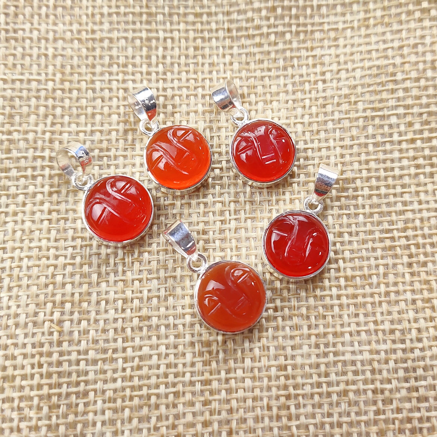 Carnelian Pendant Necklace, 925 Sterling Silver, Gemstone Pendant, Mother's day Gift For Mom