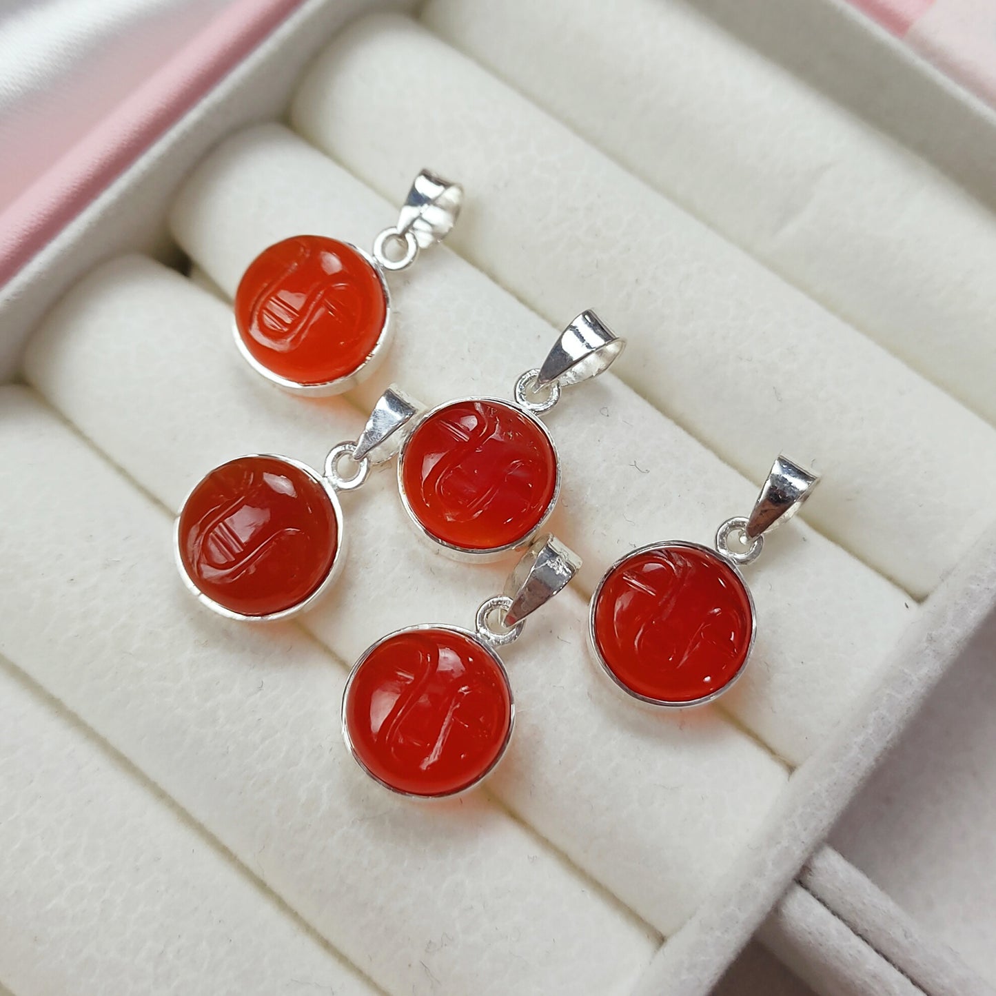 Carnelian Pendant Necklace, 925 Sterling Silver, Gemstone Pendant, Mother's day Gift For Mom