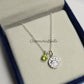 Taurus Zodiac Pendant Necklace | 925 Silver Peridot Minimalist Astrology Jewelry