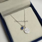 Virgo Zodiac Pendant Necklace | Blue Sapphire Silver Astrology Jewelry