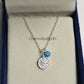 Scorpio Zodiac Necklace | Turquoise Sterling Silver Astrology Jewelry