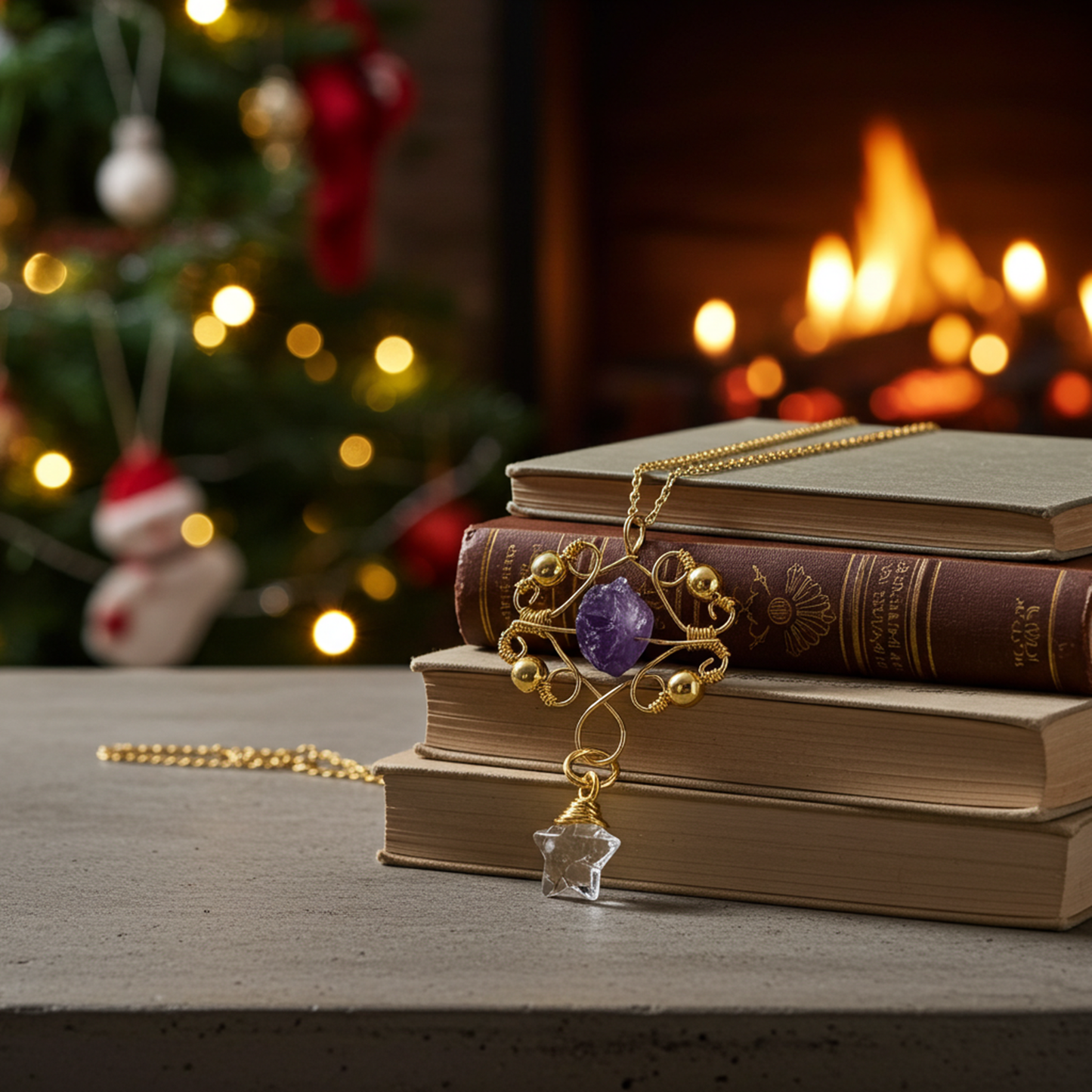 Raw Amethyst Enchanted Nova Spinner