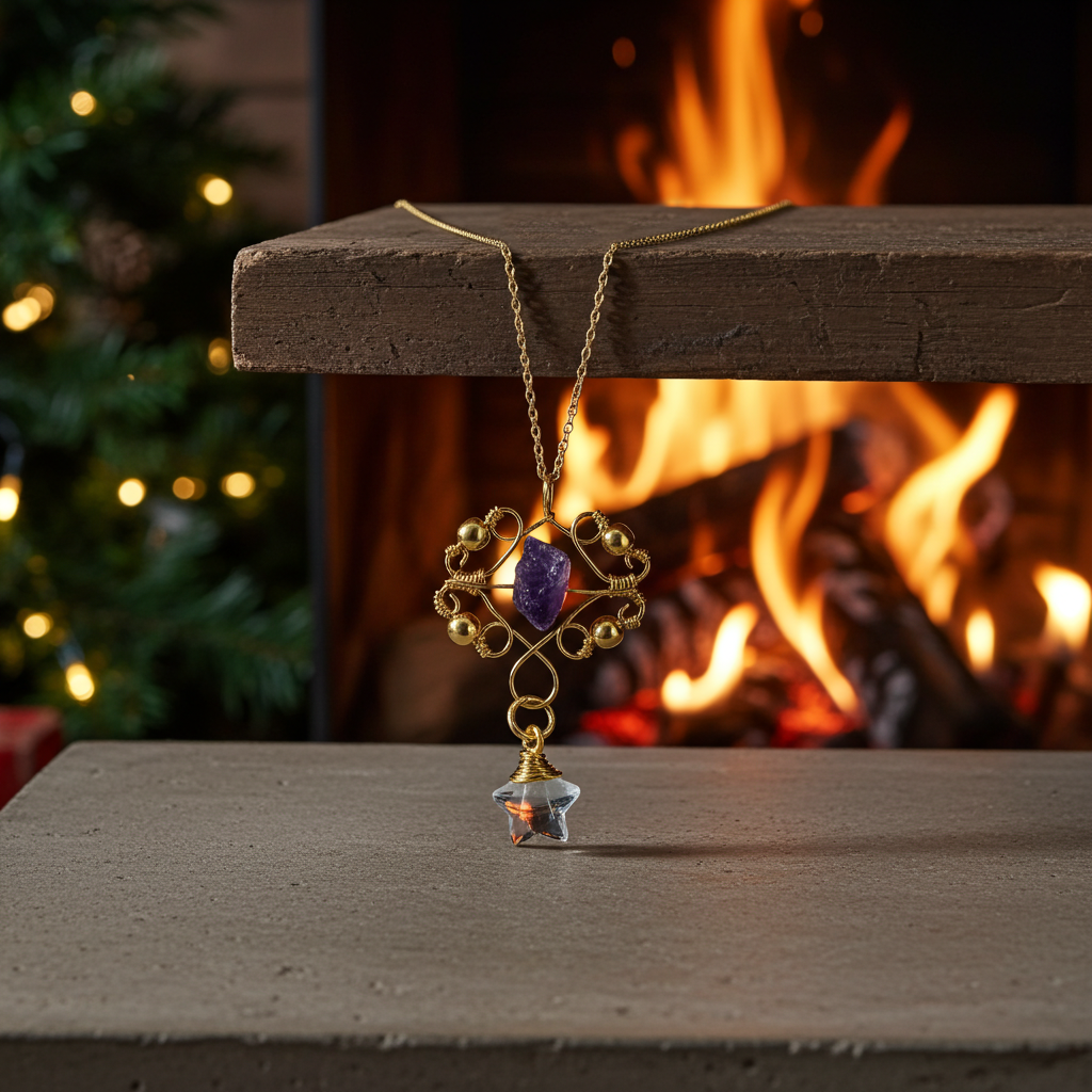 Raw Amethyst Enchanted Nova Spinner