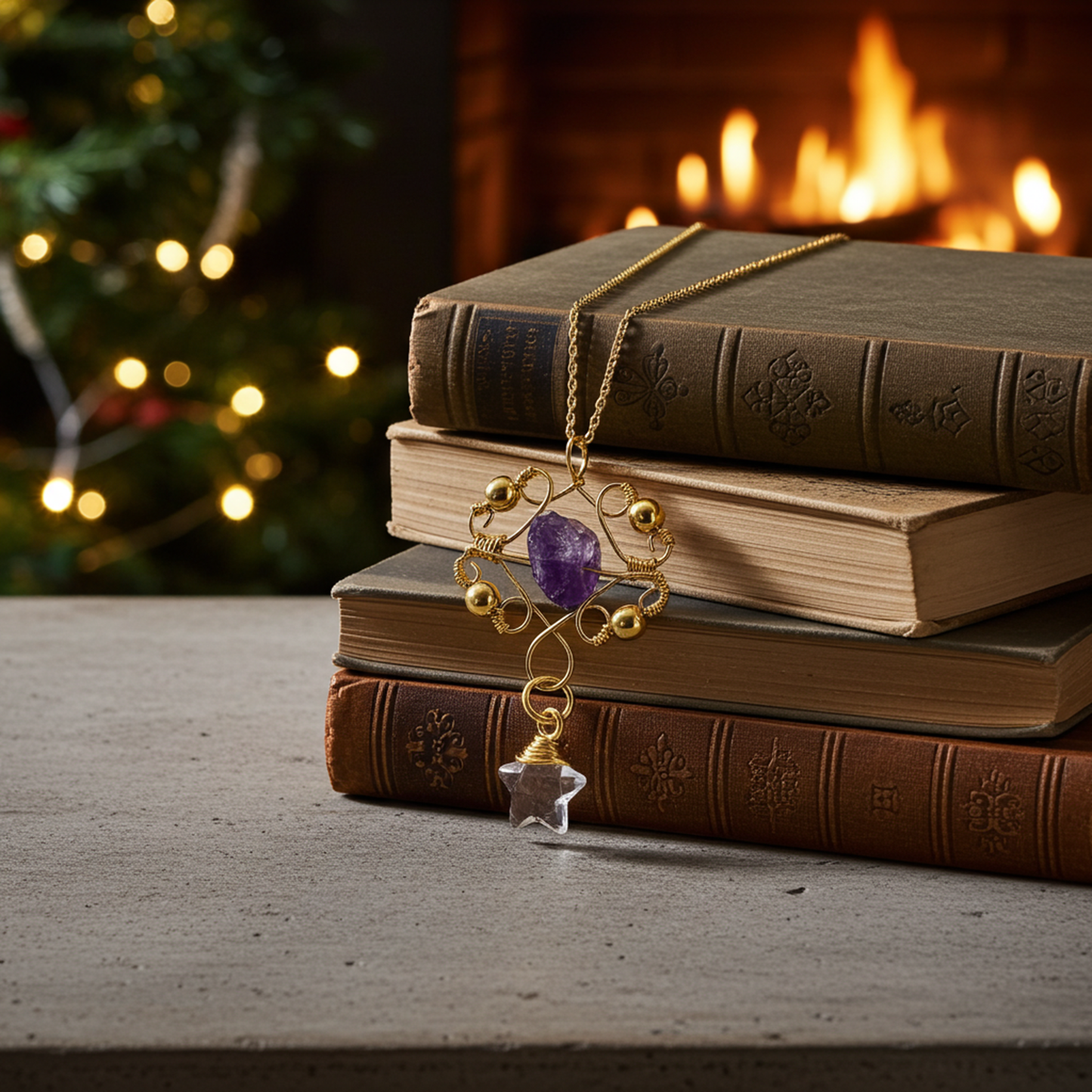 Raw Amethyst Enchanted Nova Spinner