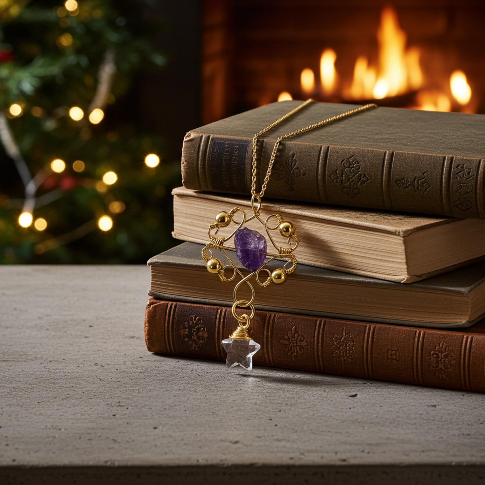 Raw Amethyst Enchanted Nova Spinner