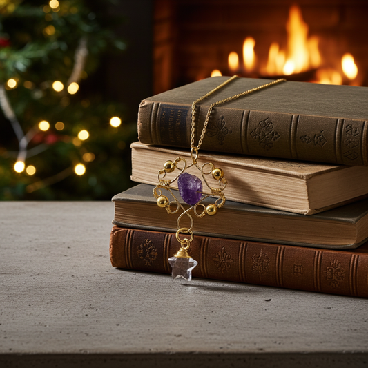 Raw Amethyst Enchanted Nova Spinner