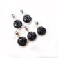 Black Onyx Pendant, Face Carved Necklace, 925 Silver Jewelry, Healing Gemstone Gift For Her