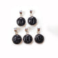Black Onyx Pendant, Face Carved Necklace, 925 Silver Jewelry, Healing Gemstone Gift For Her