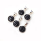 Black Onyx Pendant, Face Carved Necklace, 925 Silver Jewelry, Healing Gemstone Gift For Her