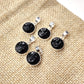 Black Onyx Pendant, Face Carved Necklace, 925 Silver Jewelry, Healing Gemstone Gift For Her