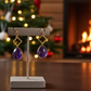 Purple Amethyst Earrings| Gold Plated Gemstone Jewelry| February Birthstone