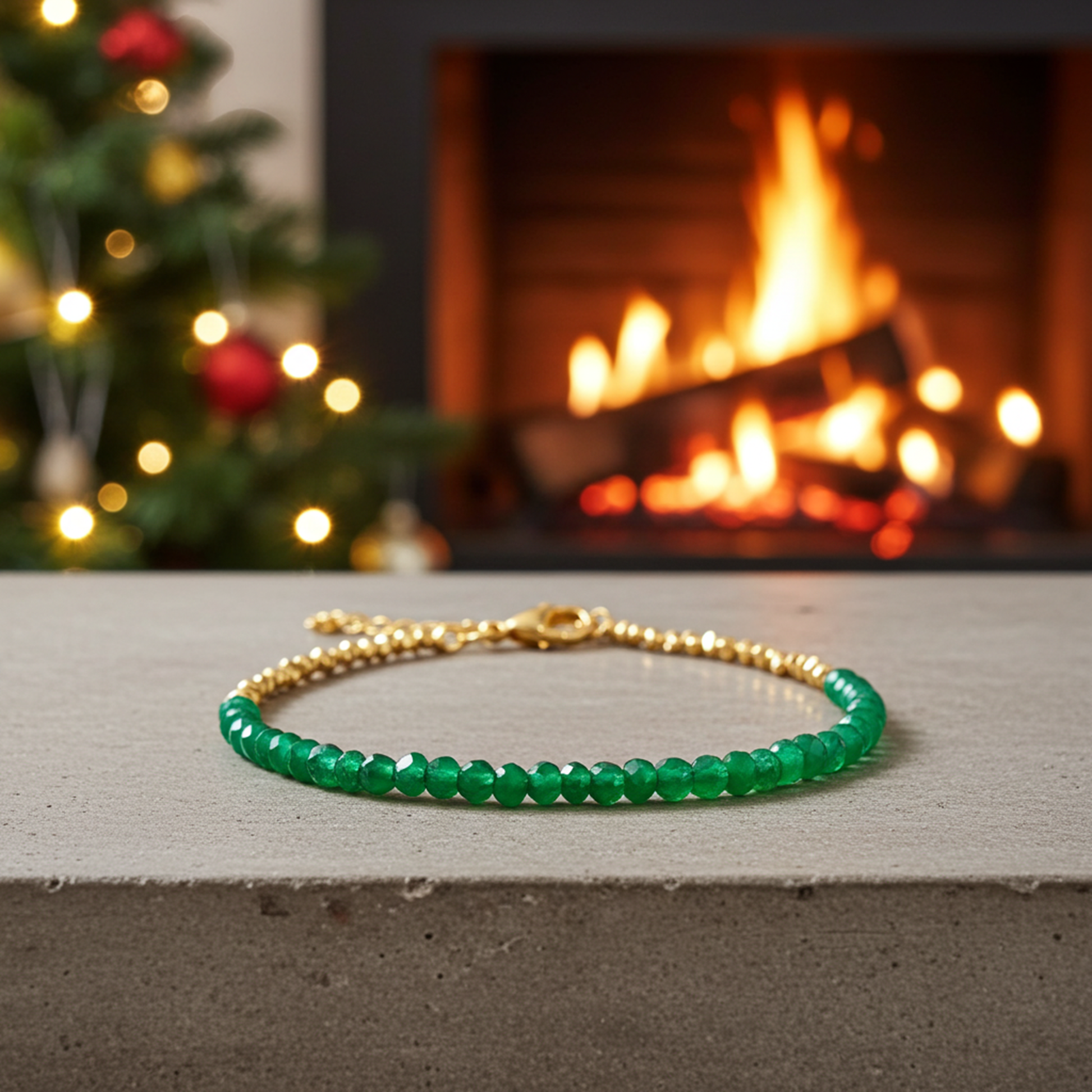 Minimalist Green Onyx Bracelet jewelry