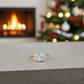 Natural Moonstone Star Ring | Electroplated Handmade June Birthstone