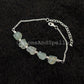Raw Aquamarine Bracelet | Handmade Ethnic Dainty Gemstone Crystals for Women