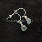 Raw Aquamarine Earrings