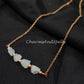 Raw Rainbow Moonstone Necklace| June Birthstone Gemstone Beaded Necklace