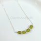 Raw Peridot Necklace | Crystal Healing Gemstone Jewelry