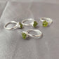 Peridot Crystal Ring 