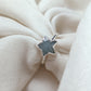 Blue Aquamarine Ring | Handmade March Birthstone Jewelry
