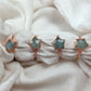 Blue Aquamarine Ring | Handmade March Birthstone Jewelry