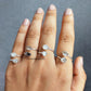 Herkimer Diamond Ring | Natural Raw Diamond Jewelry