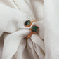 Raw Emerald Ring | Natural May Birthstone Green Gemstone Dainty Jewelry