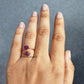 Genuine Raw Ruby Ring | Handmade Natural Gemstone Birthstone Jewelry