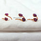 Genuine Raw Ruby Ring | Handmade Natural Gemstone Birthstone Jewelry