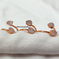 Raw Rose Quartz Ring | Healing Crystal Jewelry Pink Birthstone