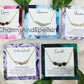 Raw Natural Gemstone Necklace | Personalized Birthstone Jewelry